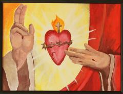 Painting of the Sacred Heart