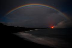 A rainbow in darkness